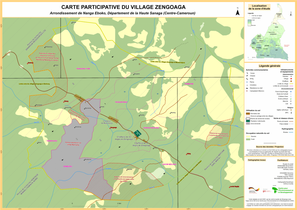 Carte participative Zengoaga Nanga-Eboko