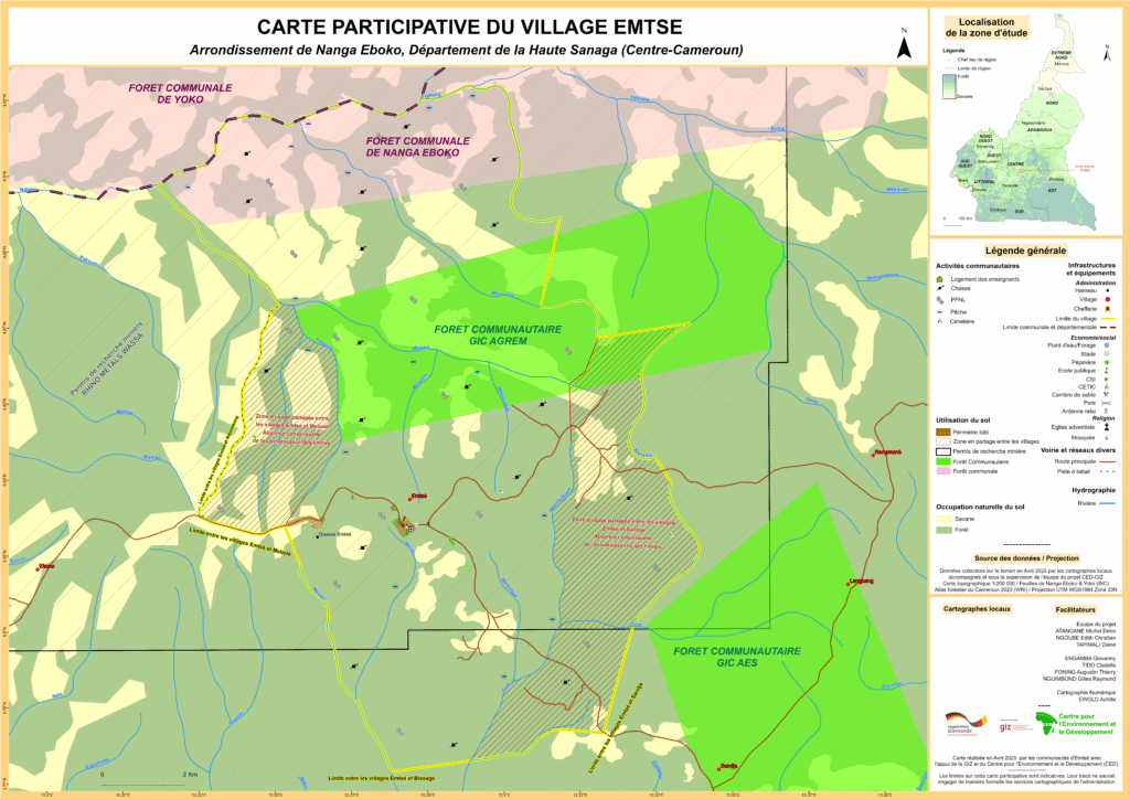 Carte Participative Emtsé Nanga-Eboko